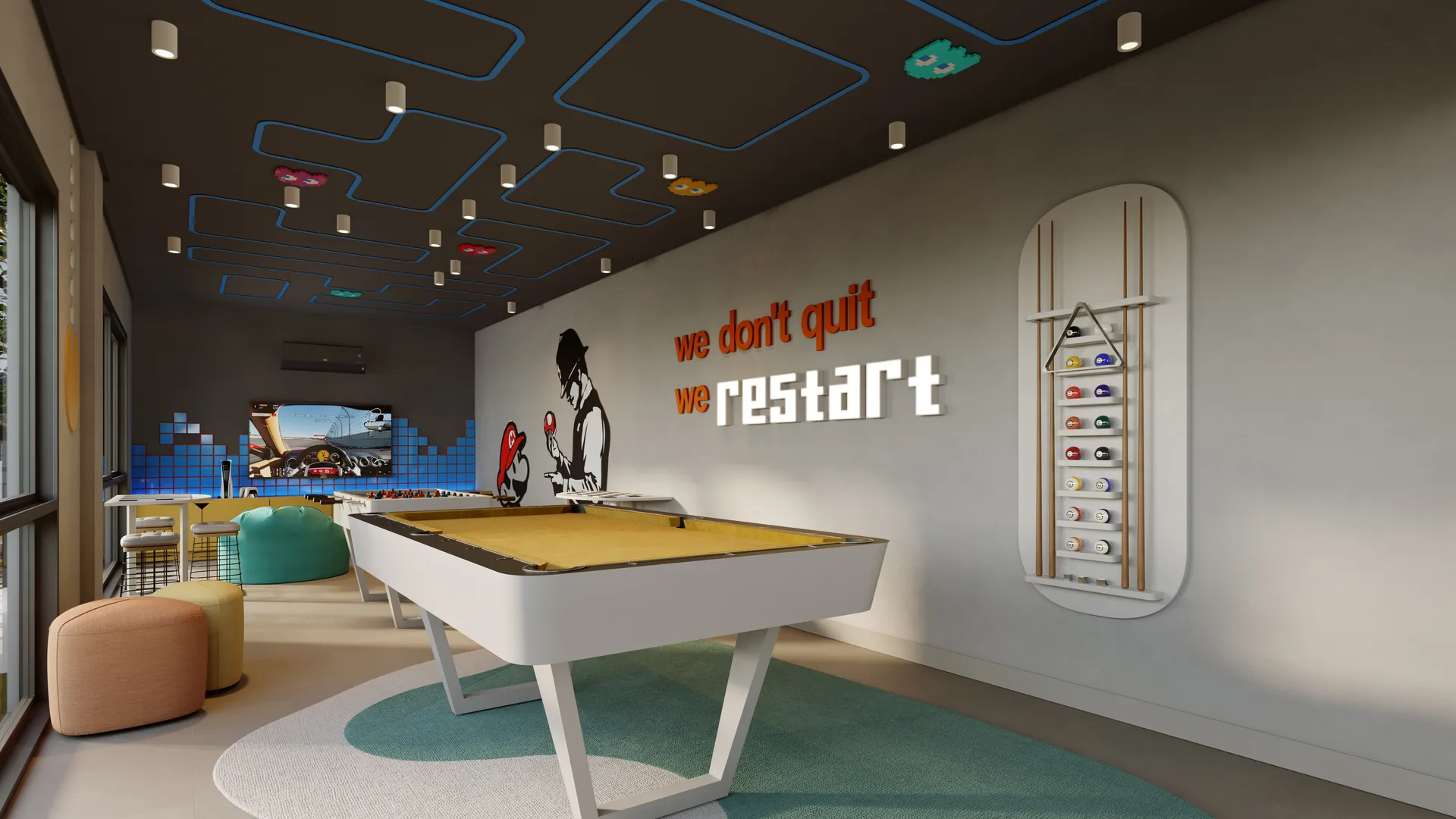 Sala de jogos do Vivanti